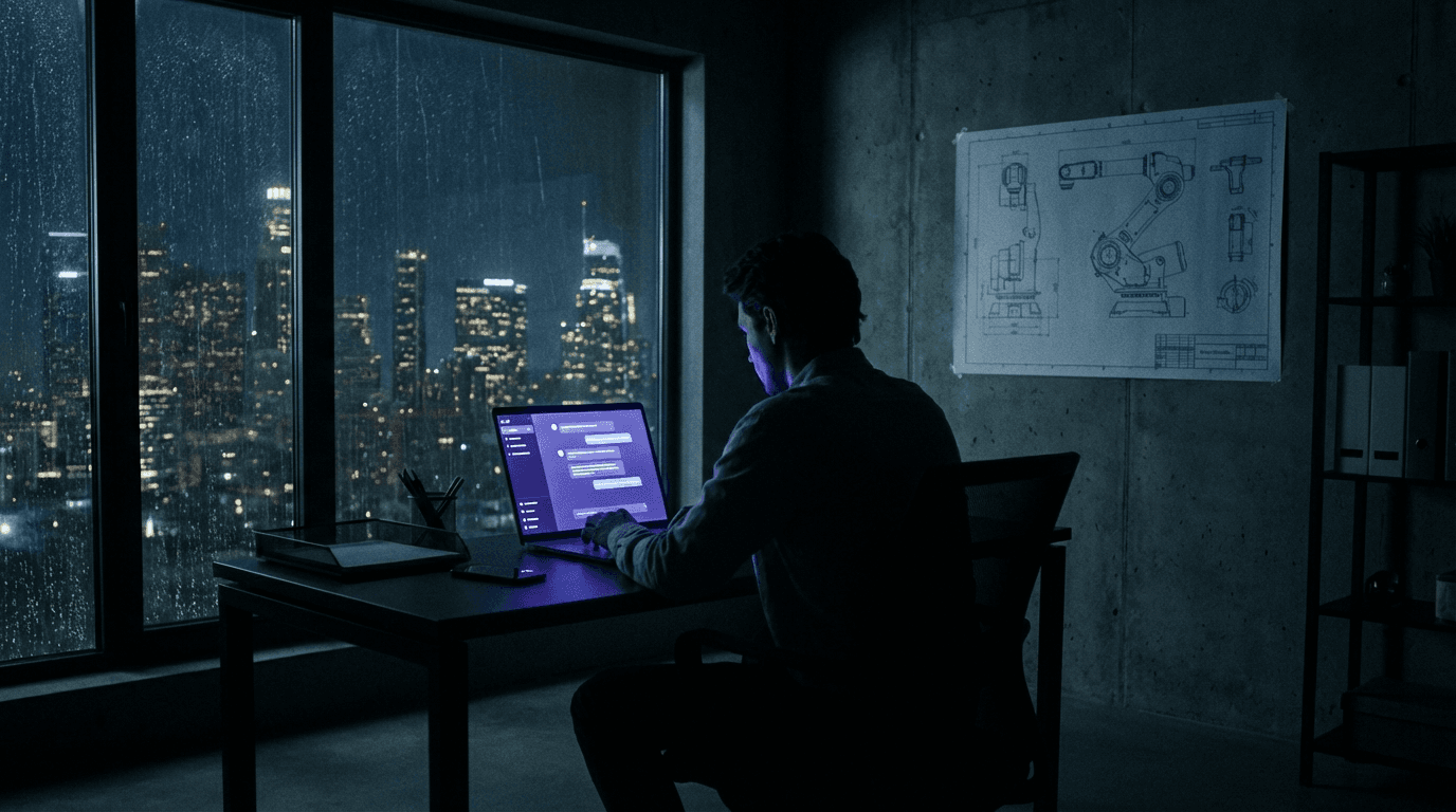 Late night strategy session